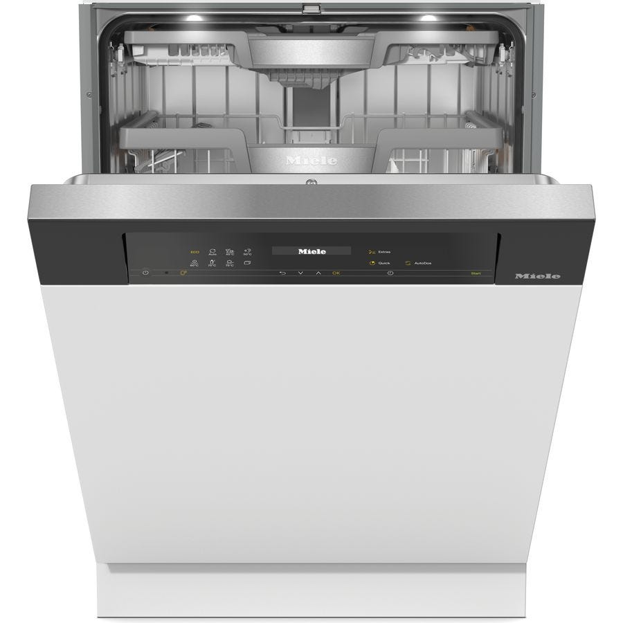 Miele G7719SCiXXLOBSW Obsidian Semi-Integrated Dishwasher with AutoDos