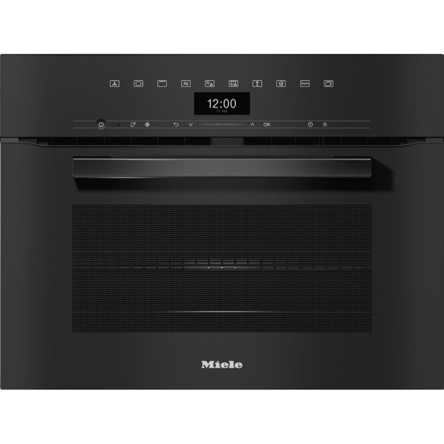 Miele H7440BMOBLK VitroLine 45cm Obsidian Combination Microwave Oven