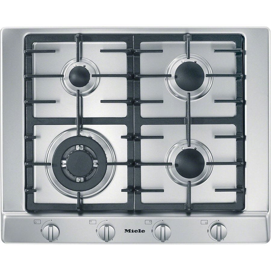 Miele KM2012G 65cm Steel Gas Cooktop