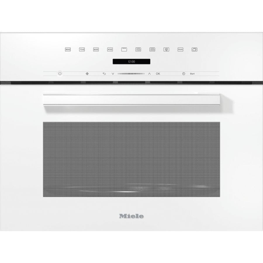 Miele M7244TCBRW Vitroline 60cm Brilliant Built In Microwave Oven with Grill