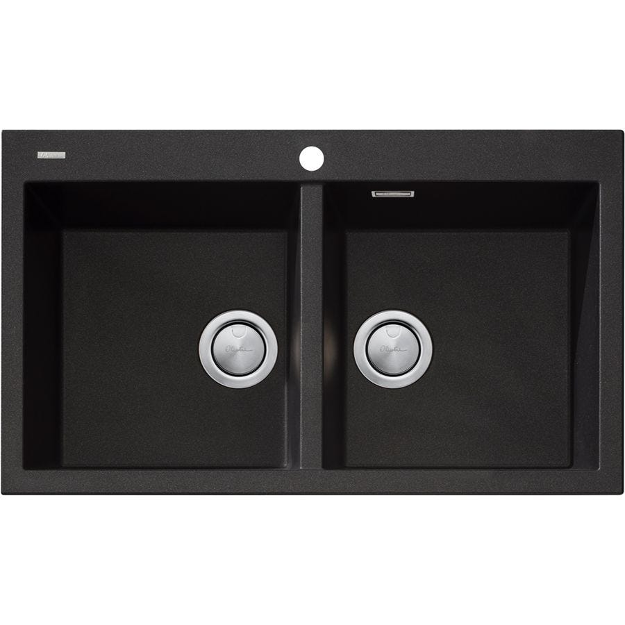 Oliveri STBL1564OF Santorini Double Bowl Sink