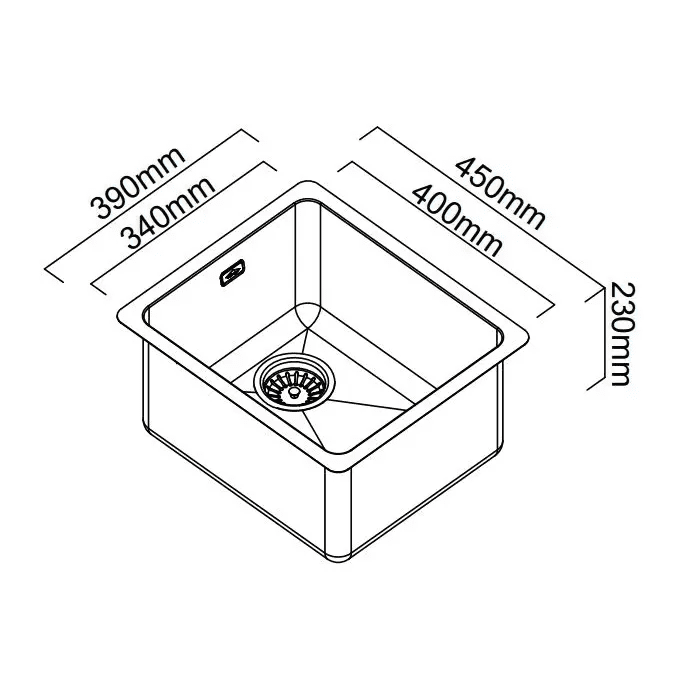 Abey Single Bowl Laundry Sink 31L Single Bowl - Reno Spares
