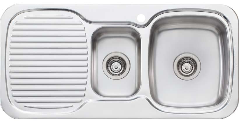 Oliveri Sink 980mm 1&1/2 RH Bowl