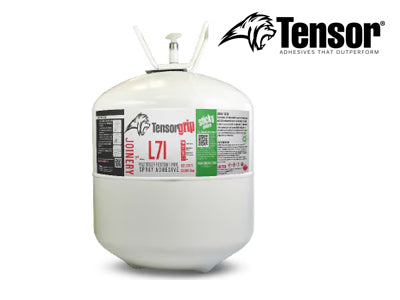 TensorGrip L71 - Plasticiser Resistant Vinyl Spray Adhesive 22L Canister