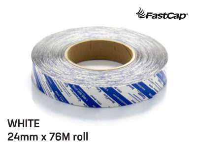 Fastedge - Peel & Stick Edging 24mm x 76M roll - White