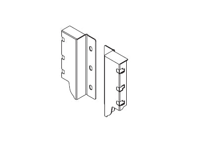 Harn Ritma Cube Rear Fixing Bracket Set T Height - White
