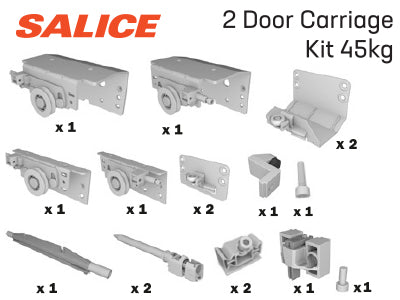 Salice GLOW+ 2 Door Carriage Kit 45kg