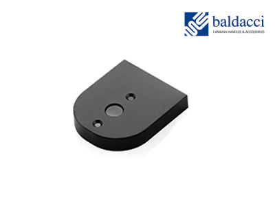 Surface Mount Latch Cover - Matt Black