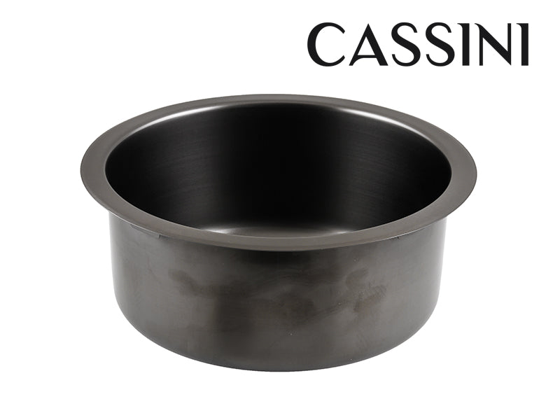 Cassini Round Bar Sink - Gunmetal