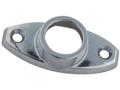 Flange For Round Wardrobe Tube - 16mm