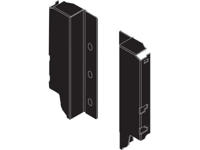 Harn Ritma Cube Rear Fixing Bracket Set M Height - Jet Black