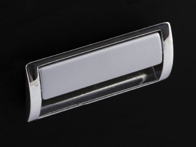 STELVIO PullOpen Flush Handle - V295 - Chrome Plated & Silver Grey