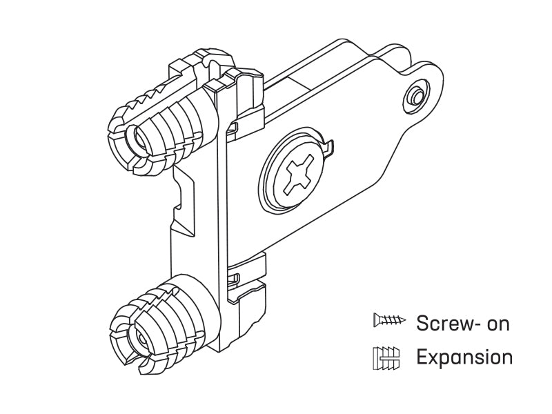 Harn ALUNAN T Front Fixing Brackets