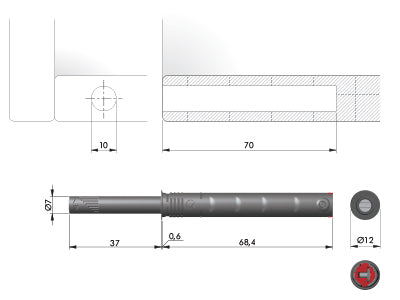 K-Push Tech - Long Version - Anthracite