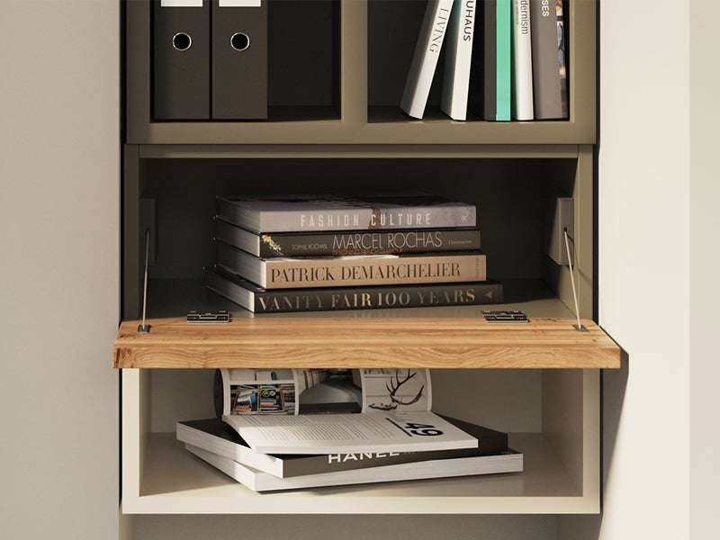 Kiaro Easy Cable Flap Stay - Soft Strength - Concealed Fix - Anthracite