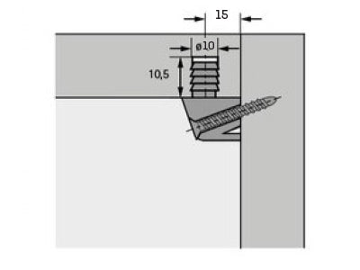 Plastic Knock Down Connectors