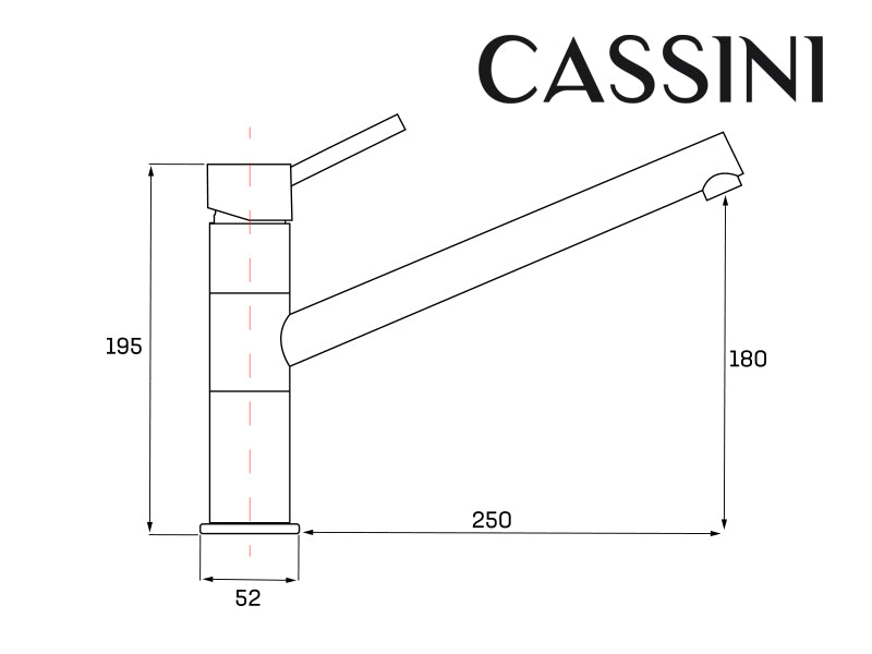 Cassini Renzo 3-Way Filter Tap