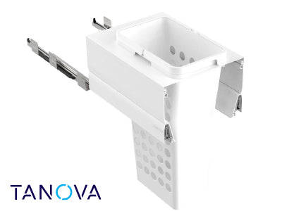 400mm Tanova Designer Series Soft Close Plastic Laundry Bucket System - 1 X 36L