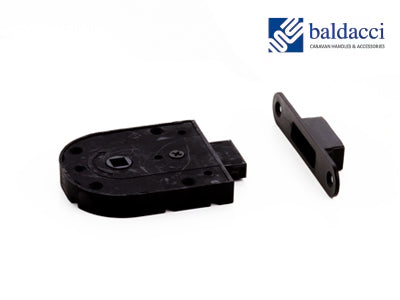 Baldacci Magnetic Recessed Mount Latch Black