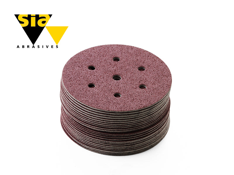 SIA Abrasive Sanding Discs 150mm - 7 Hole