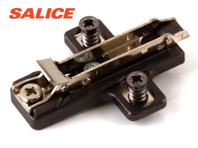 Salice Domi Snap-On Die-Cast Mounting Plate Cam Adjust 3mm - Titanium