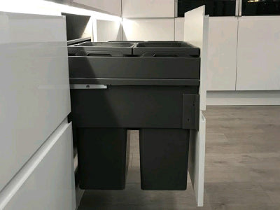 VS ENVI Space XX Pro Waste Bin - 450mm - Lava Grey
