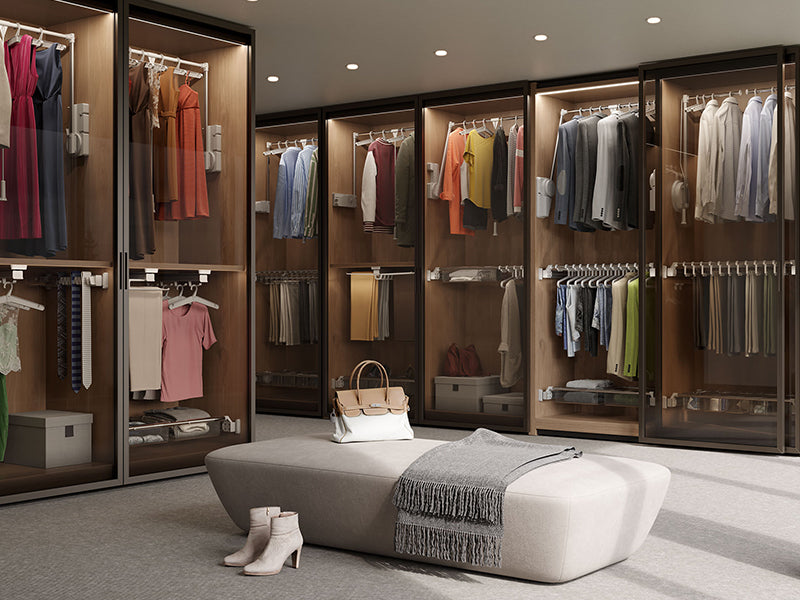 Ambos Lift 700 - Wardrobe Lift - Grey