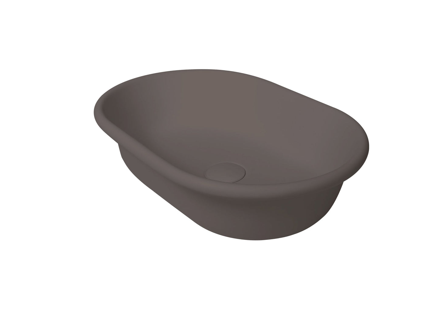Blanche 53 x 36 TitanCast Solid Surface Above Counter Basin