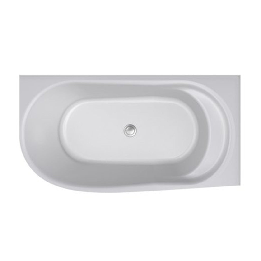 Decina Natalia 1500 Left Back-To-Corner Freestanding Bath