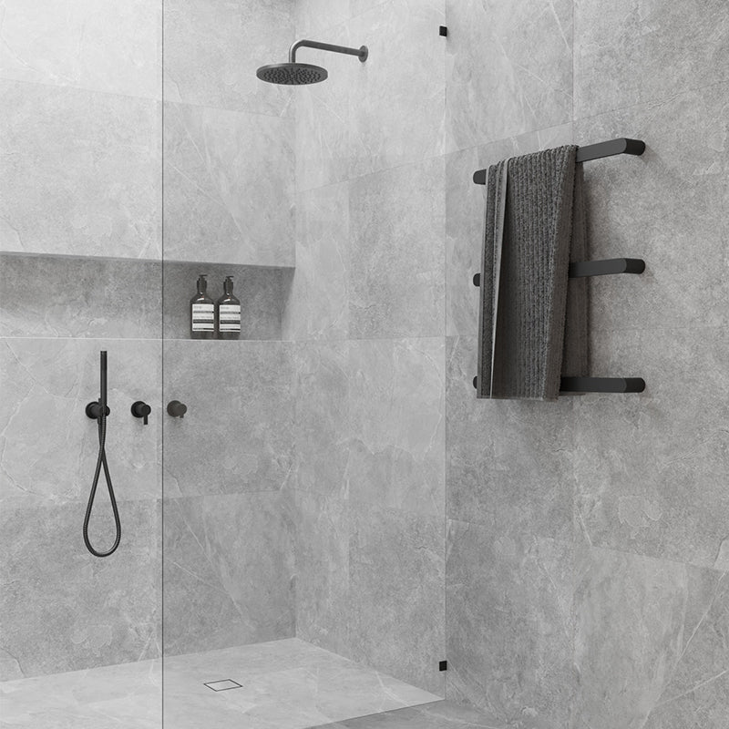 630mm ThermoGroup 12V Flat Pill 3 Single Bar Heated Towel Rail Variant Colour Available