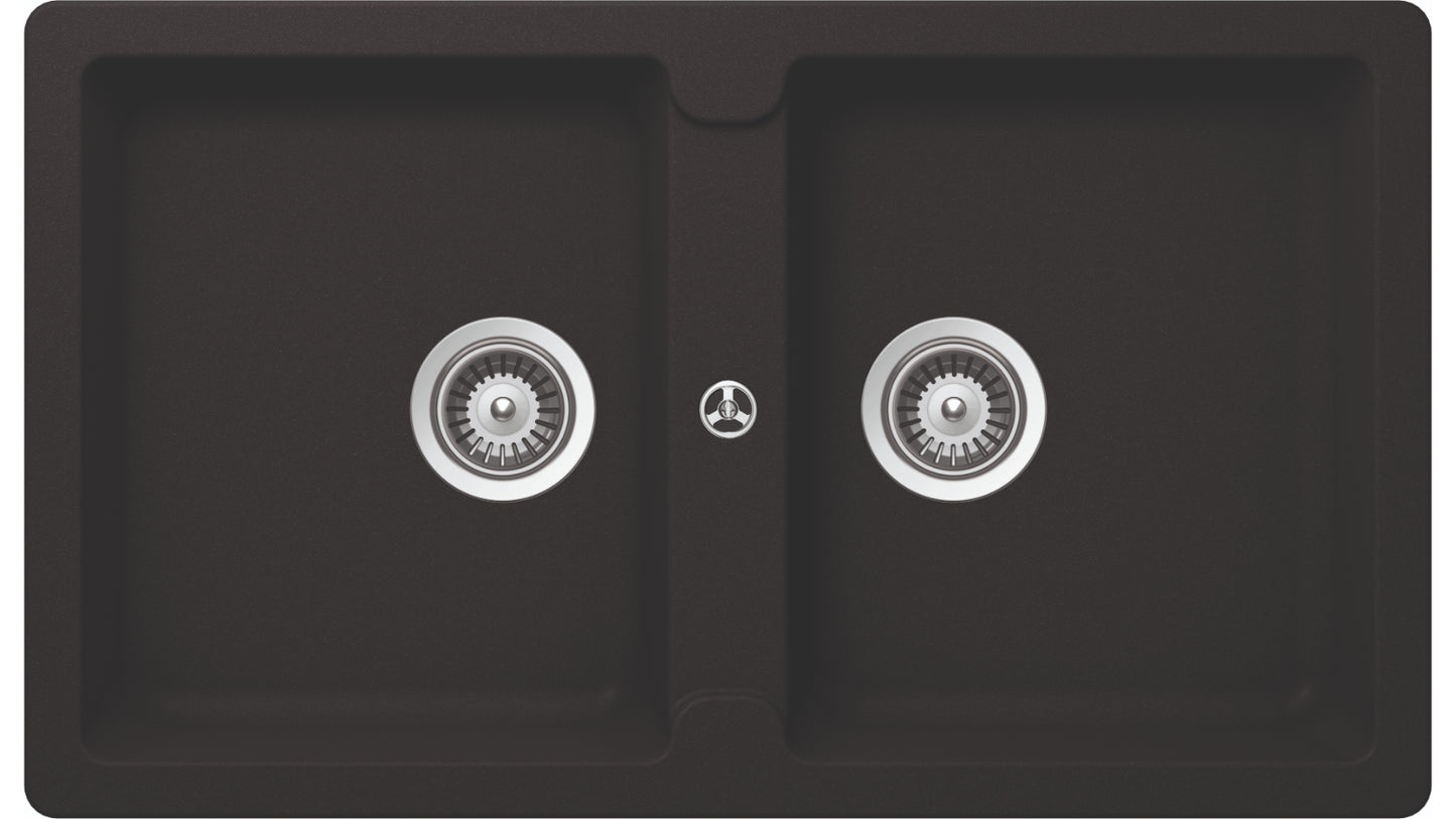 Schock TN200 Typos Double Bowl Sink Undermount - Onyx - Reno Spares