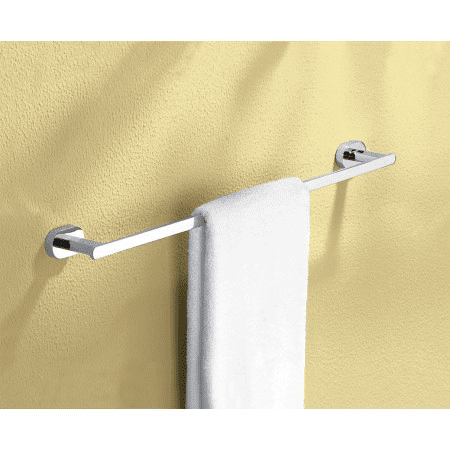 Roma Single Towel Rail 750MM Chrome - Reno Spares