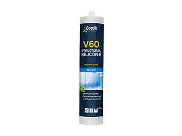 Bostik Glazing Silicone Sealant High-Performance 300g Cartridge Grey