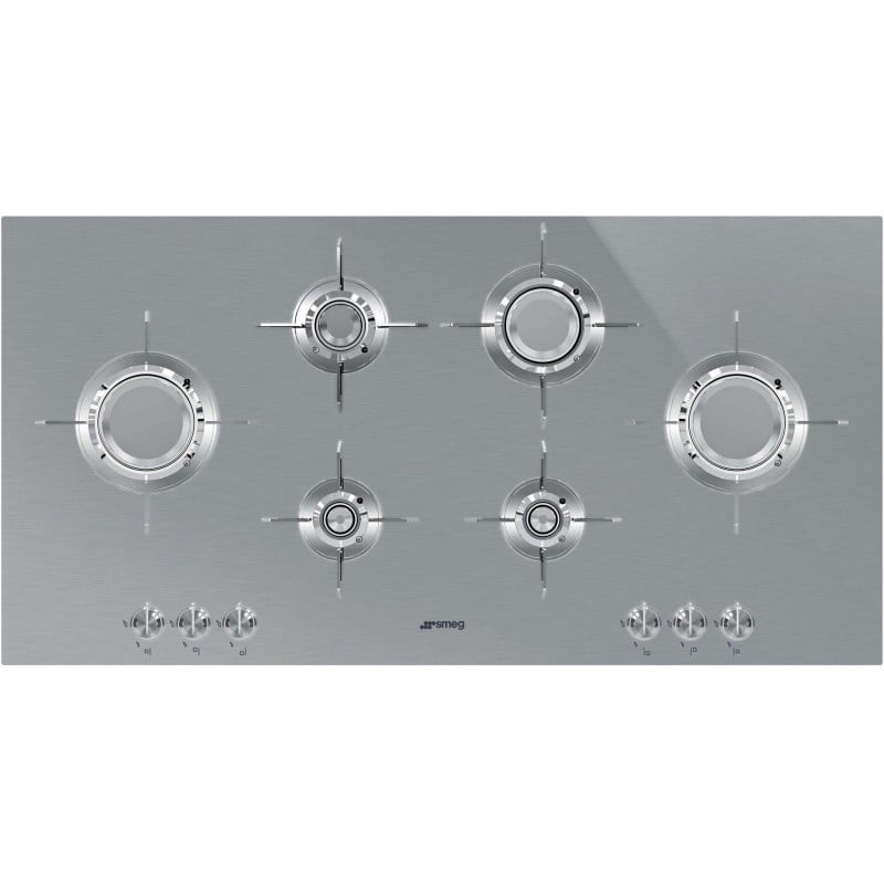 Smeg 100cm Linea Aesthetic Gas Cooktop Stainless Steel PXL6106AU