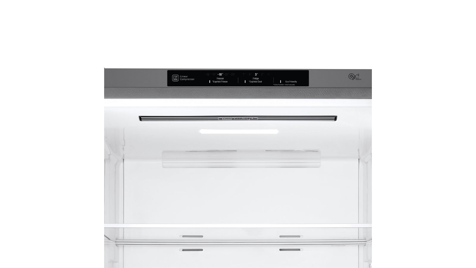 LG 420L Bottom Mount Fridge with Door Cooling - Dark Graphite - Reno Spares