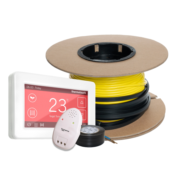 Thermowire Underfloor Heating System Kits w/Dual Thermostat