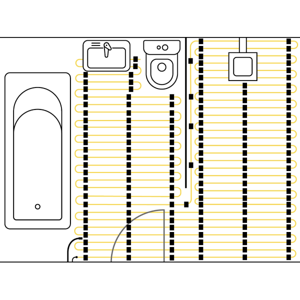 Thermowire Underfloor Heating Cable 86lm