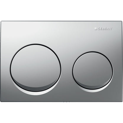 Geberit Alpha25 Round Flush Plate – Matt Chrome Finish