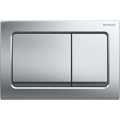 Geberit Alpha01 Square Dual Flush Plate – Bright Chrome