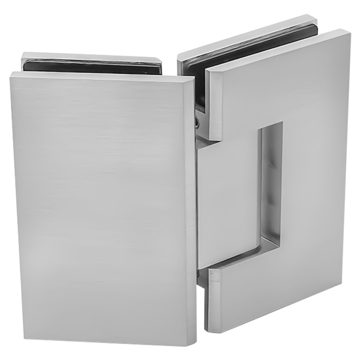 Frameless Fittings - VI.H135 - Brushed Brass