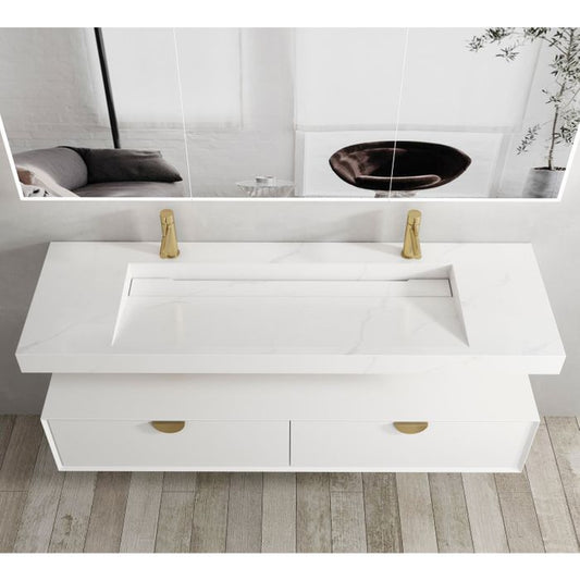 Otti Moonlight Wall Hung   Basin 1500x460