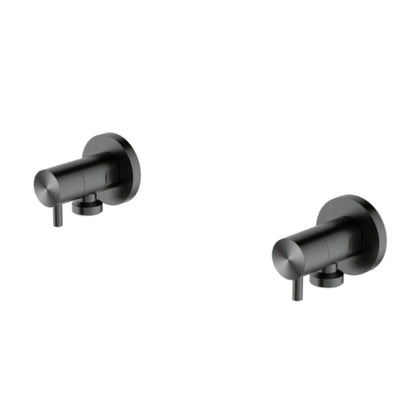 Nero X Plus NR262109dGM Gun Metal Washing Machine Tap Set