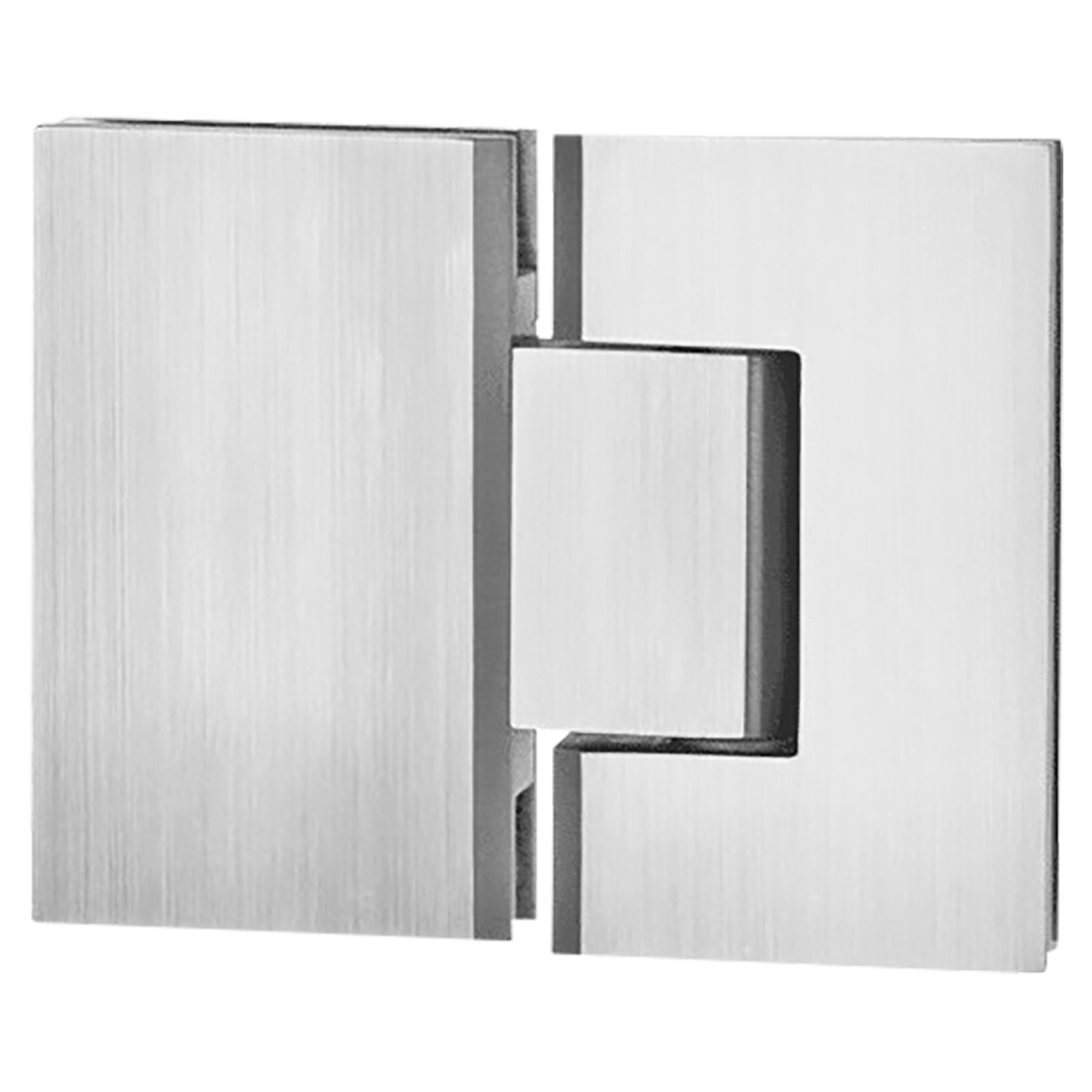 Frameless Fittings - VI.H180 - Gun Metal