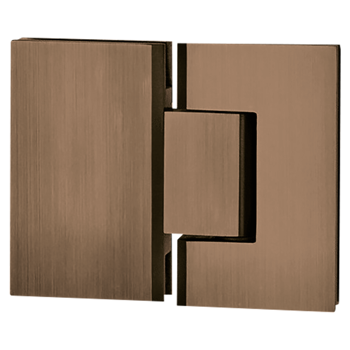 Frameless Fittings - VI.H180 - Gun Metal