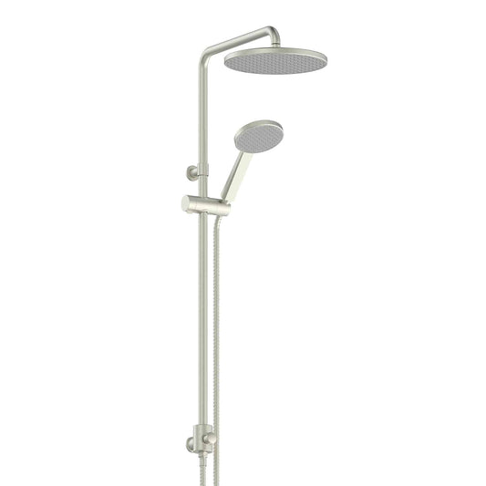 Glide RainBoost Twin Rail Shower - Pvd Brushed Nickel