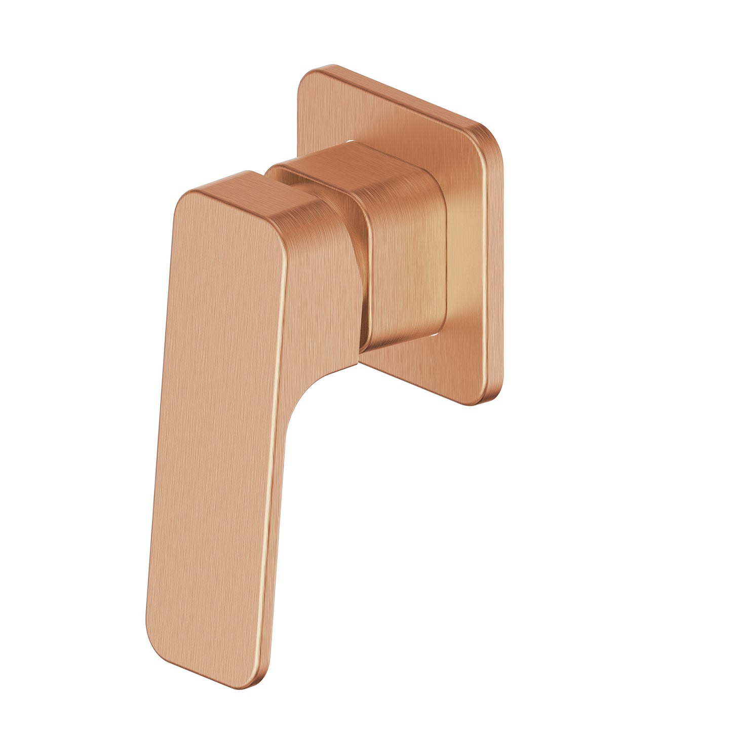 Swept Shower Mixer Trim Set - Pvd Brushed Copper