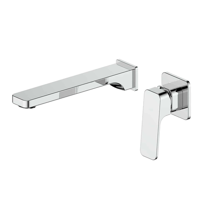 Greens Swept Wall Basin/Bath Mixer