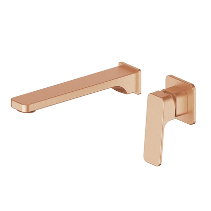 Greens Swept Wall Basin/Bath Mixer Pvd