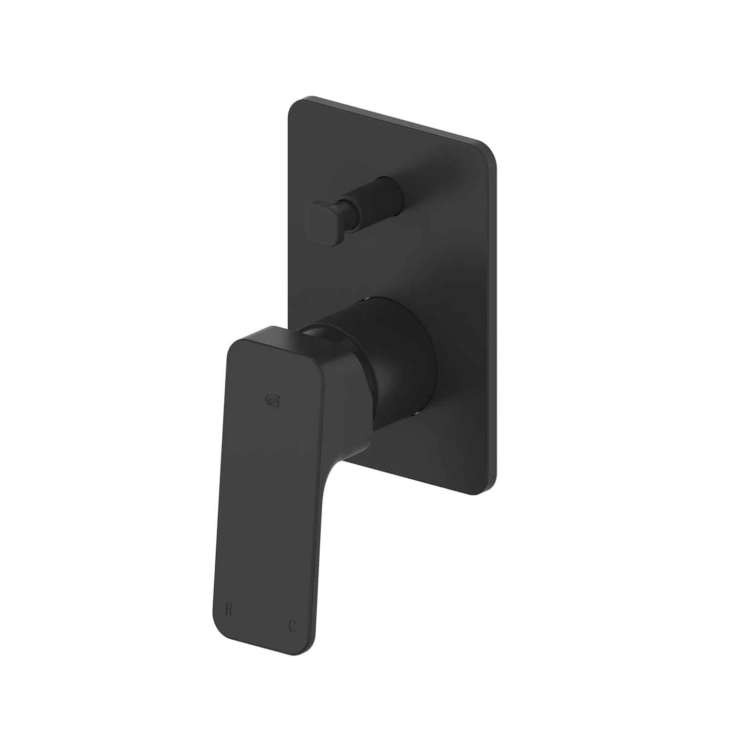 Swept Wall Mixer with Diverter (Multiple Finish Options)