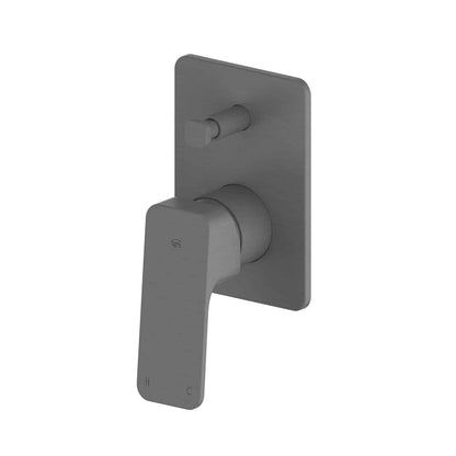 Swept Wall Mixer with Diverter (Multiple Finish Options)